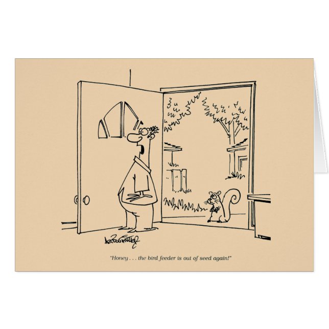 Empty Bird Feeder (Vorderseite (Horizontal))