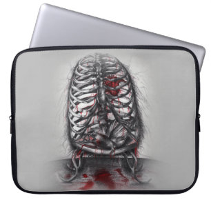 Empty Cage Anatomie Horror Art Laptop-Sieb Laptopschutzhülle