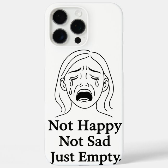 Empty Echoes Case-Mate iPhone Hülle (Rückseite)