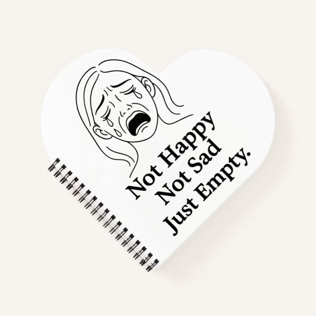 Empty Echoes Notizbuch (Vorderseite)