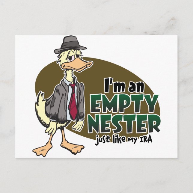 Empty Nest Postkarte (Vorderseite)
