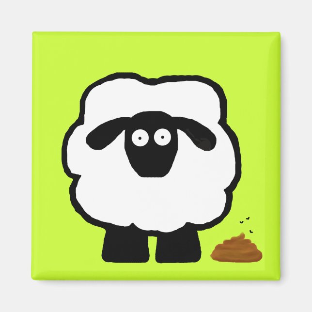 Empty Sheep Magnet (Vorne)