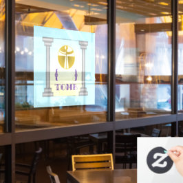 Empty Tomb Fensteraufkleber