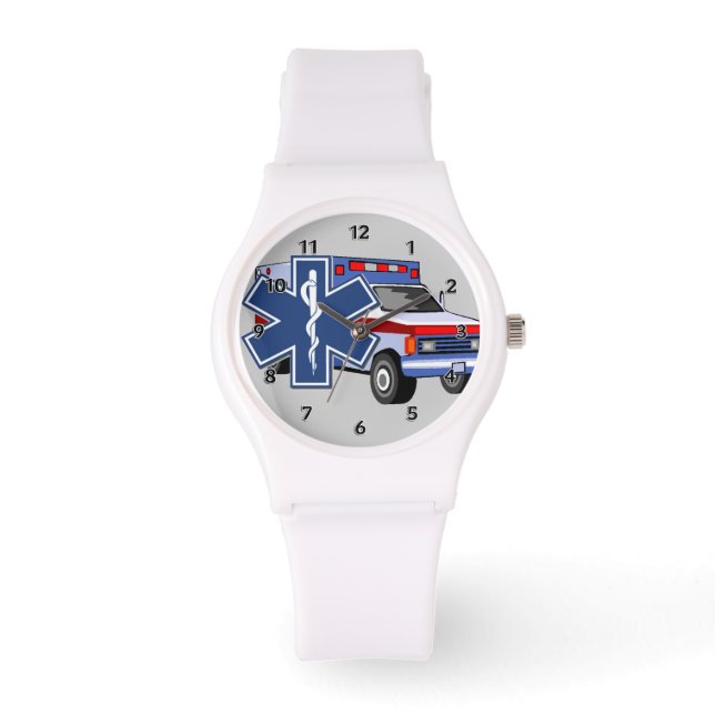 EMS Ambulance Armbanduhr (Vorderseite)