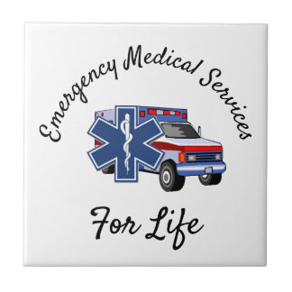 EMS Ambulance For Life Fliese