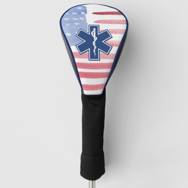 EMS Ambulance Patriotic   Golf Headcover (Vorderseite)