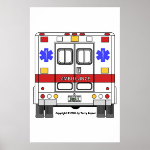 EMS-Ambulanz Poster