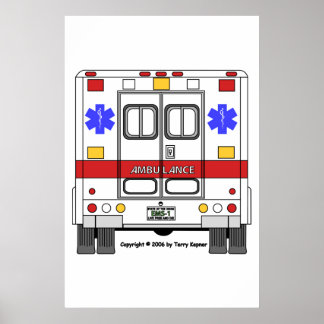EMS-Ambulanz Poster