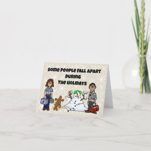 EMS Christmas Danke-Karte Karte