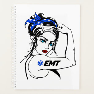 EMS Emergency EMT Rosie The Riveter Planer