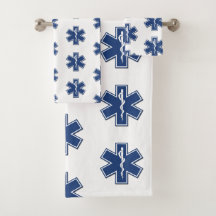 EMS Emergency-Logo-Badetuch-Set