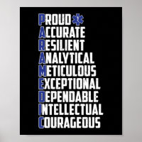 EMS Emergency Paramedic Word Cloud