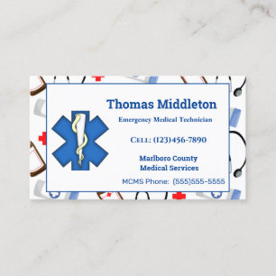 EMS/EMT-Kontakt Telefonnummerkarte