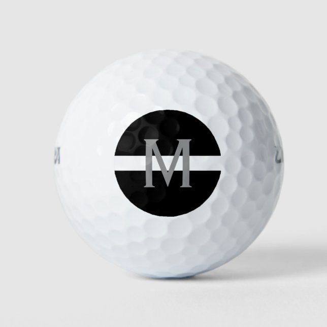 EMS EMT Thin White Line Monogramm Golfball (Vorderseite)