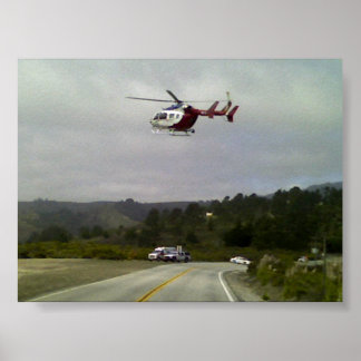 EMS Helikopter Poster