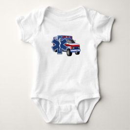 Ems-Krankenwagen Baby Strampler