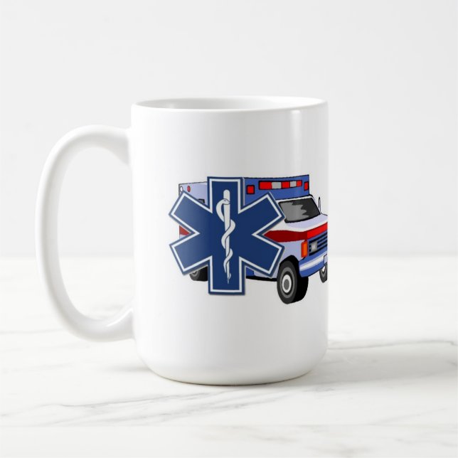 Ems-Krankenwagen Kaffeetasse (Links)