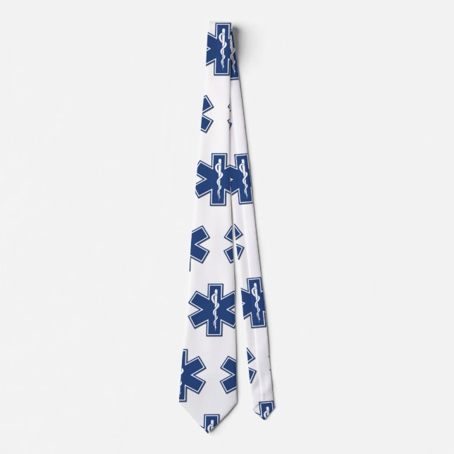 EMS-Logo für Notfälle Krawatte (Vorderseite)