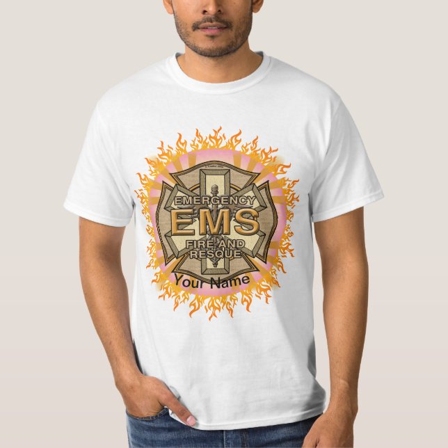 EMS Malteser Kreuz T-Shirt (Vorderseite)
