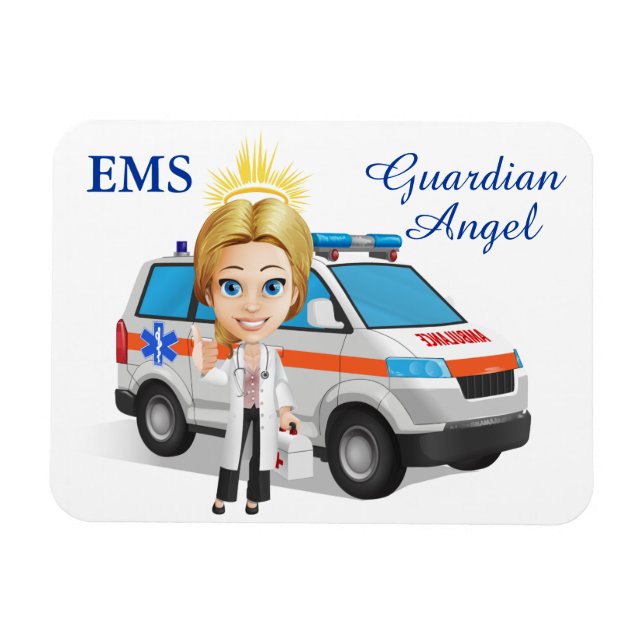 EMS Medical - Guardian Angel - SRF Magnet (Horizontal)