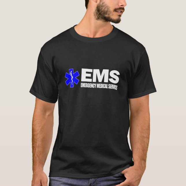 EMS - Medizinische Notfalldienste T-Shirt (Vorderseite)