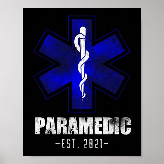 EMS Notfallparamedic Est. 2021 Student Poster (Vorne)