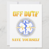 EMS Off Duty Rette sich selbst paramedic Rescue Fu