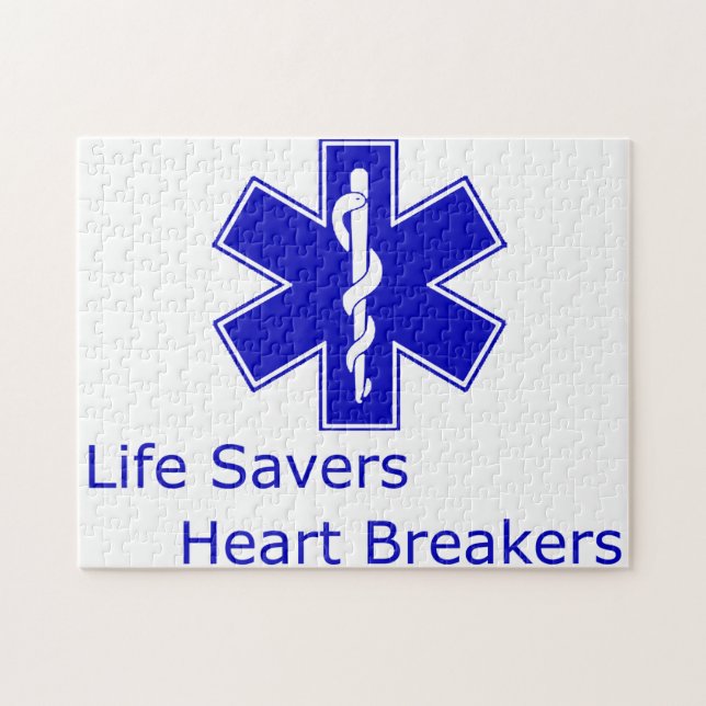 EMS Paramedic EMT Fire Creative Puzzle (Horizontal)