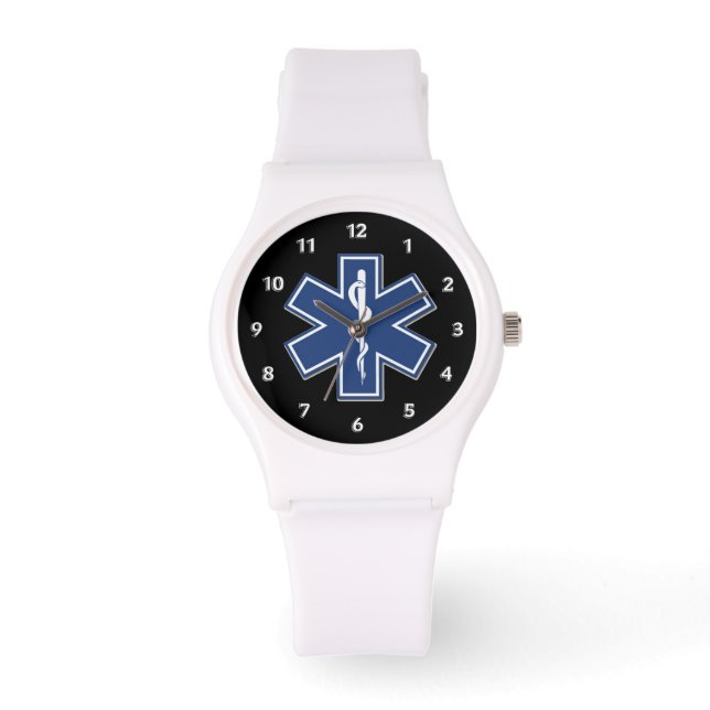EMS Star of Life Armbanduhr (Vorderseite)