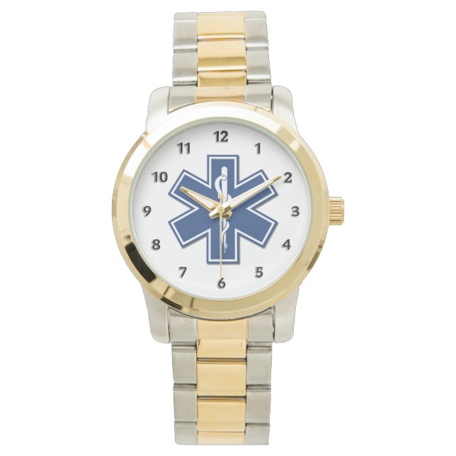EMS Star of Life Armbanduhr (Vorderseite)