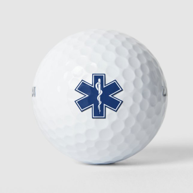 EMS Star of Life Golfball (Vorderseite)