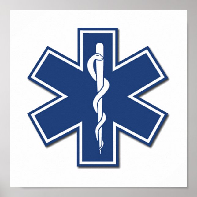 EMS Star of Life Poster (Vorne)