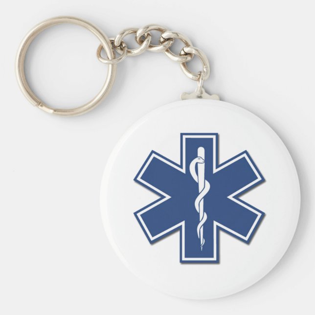 EMS Star of Life Schlüsselanhänger (Vorne)