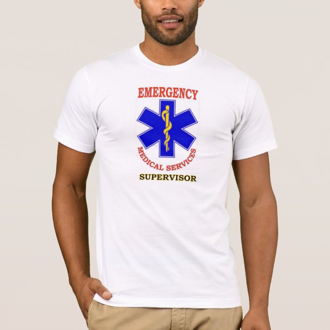 EMS SUPERVISOR T-Shirt (Vorderseite)