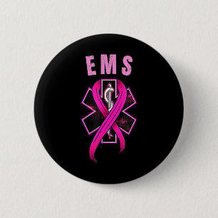 EMS-Symbol für ein Kur-Brustkrebs-Bewusstsein rosa Button
