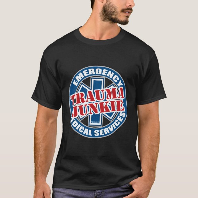 Ems-Trauma-Junkie T-Shirt (Vorderseite)