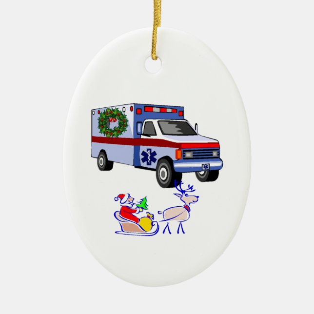 Ems-Weihnachtsgeschenke Keramikornament (Vorne)