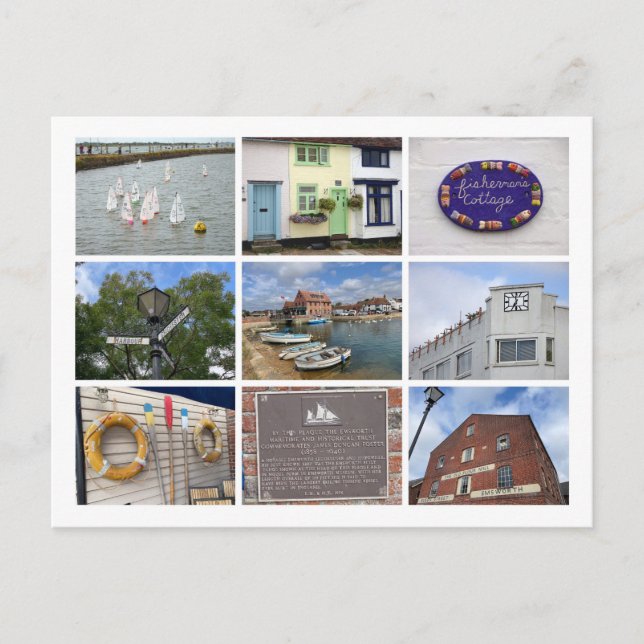Emsworth Feiertagspostkarte (Vorderseite)