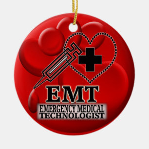 EMT BLUT-VERZIERUNG - NOTmedizinische TECHNOLOGIE Keramik Ornament