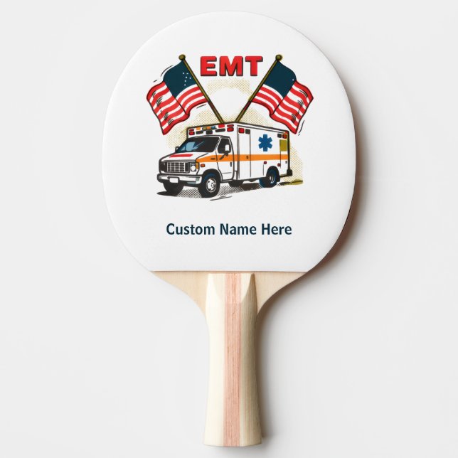 EMT Custom Gift, Perfect for first responders Tischtennis Schläger (Vorderseite)