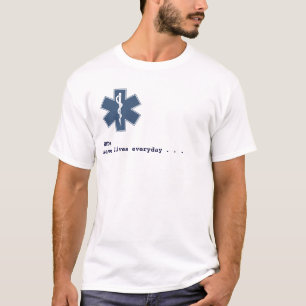 EMT diaysis Weiß T-Shirt
