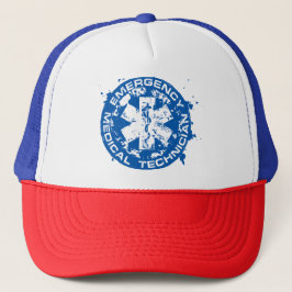 EMT Distressed Star of Life Truckerkappe