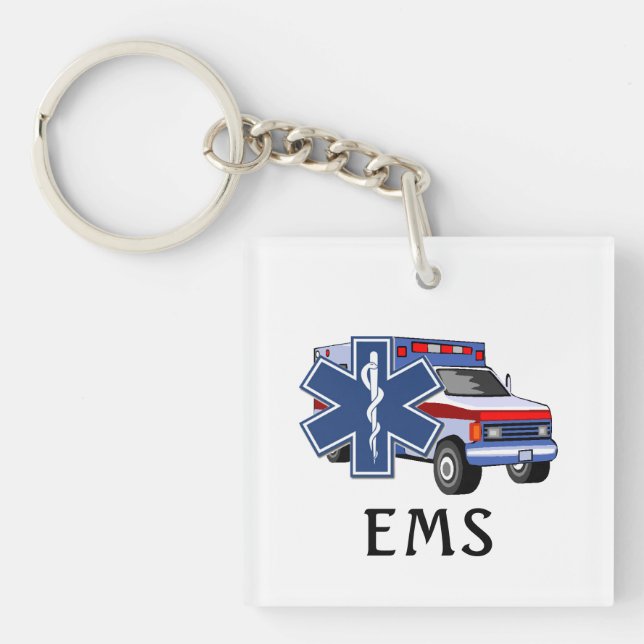 EMT EMS Ambulance    Schlüsselanhänger (Vorderseite)