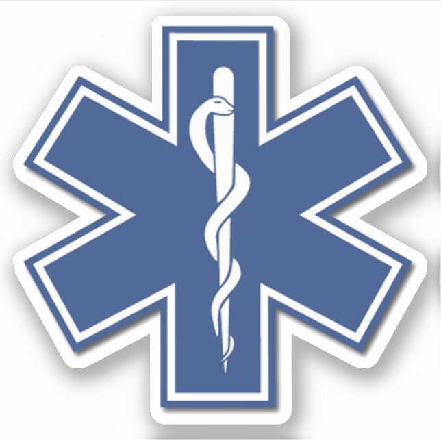 EMT EMS Paramedic First Responder Aufkleber (Vorderseite)