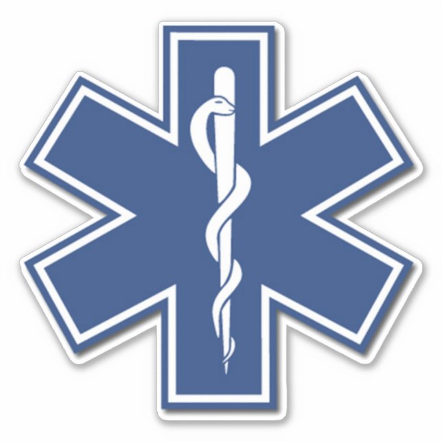 EMT EMS Paramedic First Responder Aufkleber (Vorderseite)
