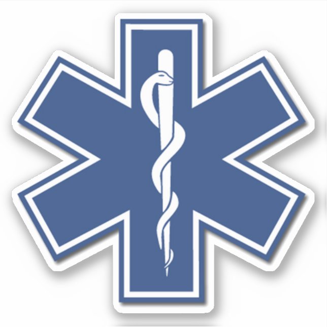 EMT EMS Paramedic First Responder Aufkleber (Vorderseite)