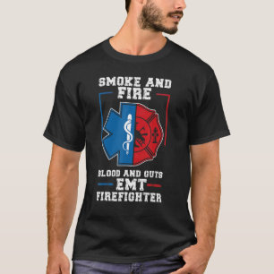Emt Firefighter EMS Feuerwehr und Feuerwehrmann Em T-Shirt