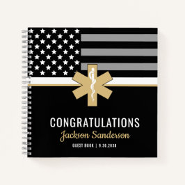 EMT First Responder EMS Retirement Gästebuch Notizbuch