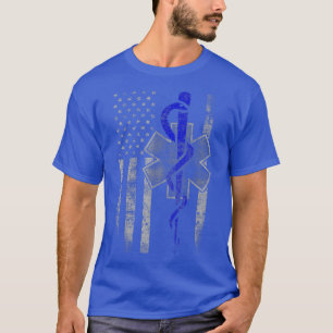 EMT First Responder Flag T-Shirt