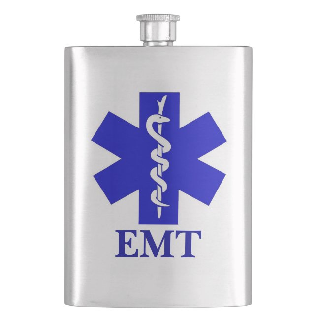 EMT Flasche Flachmann (Vorderseite)